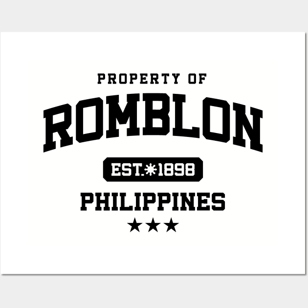 Romblon - Property of the Philippines Shirt Wall Art by pinoytee